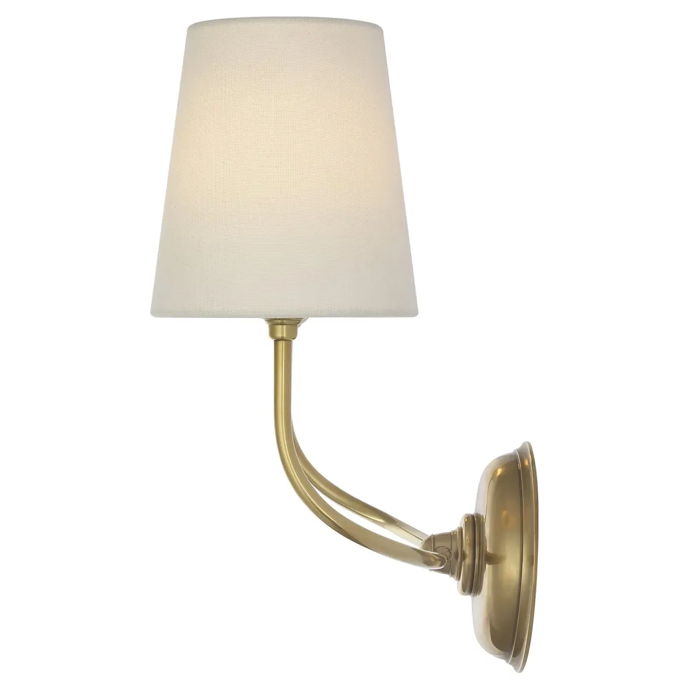 Vendome Double Armed Sconce - Antique Brass, Brass