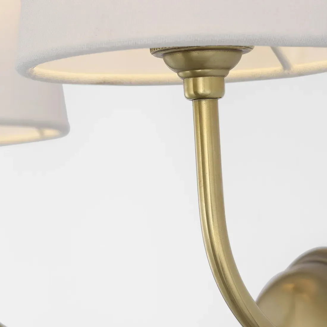 Vendome Double Armed Sconce - Antique Brass, Brass