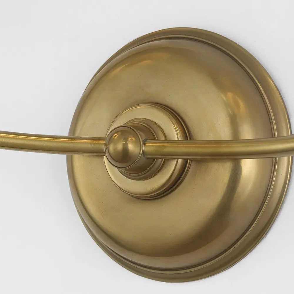 Vendome Double Armed Sconce - Antique Brass, Brass