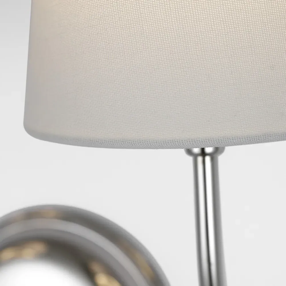 Vendome Double Armed Sconce - Polished Nickel, Brass