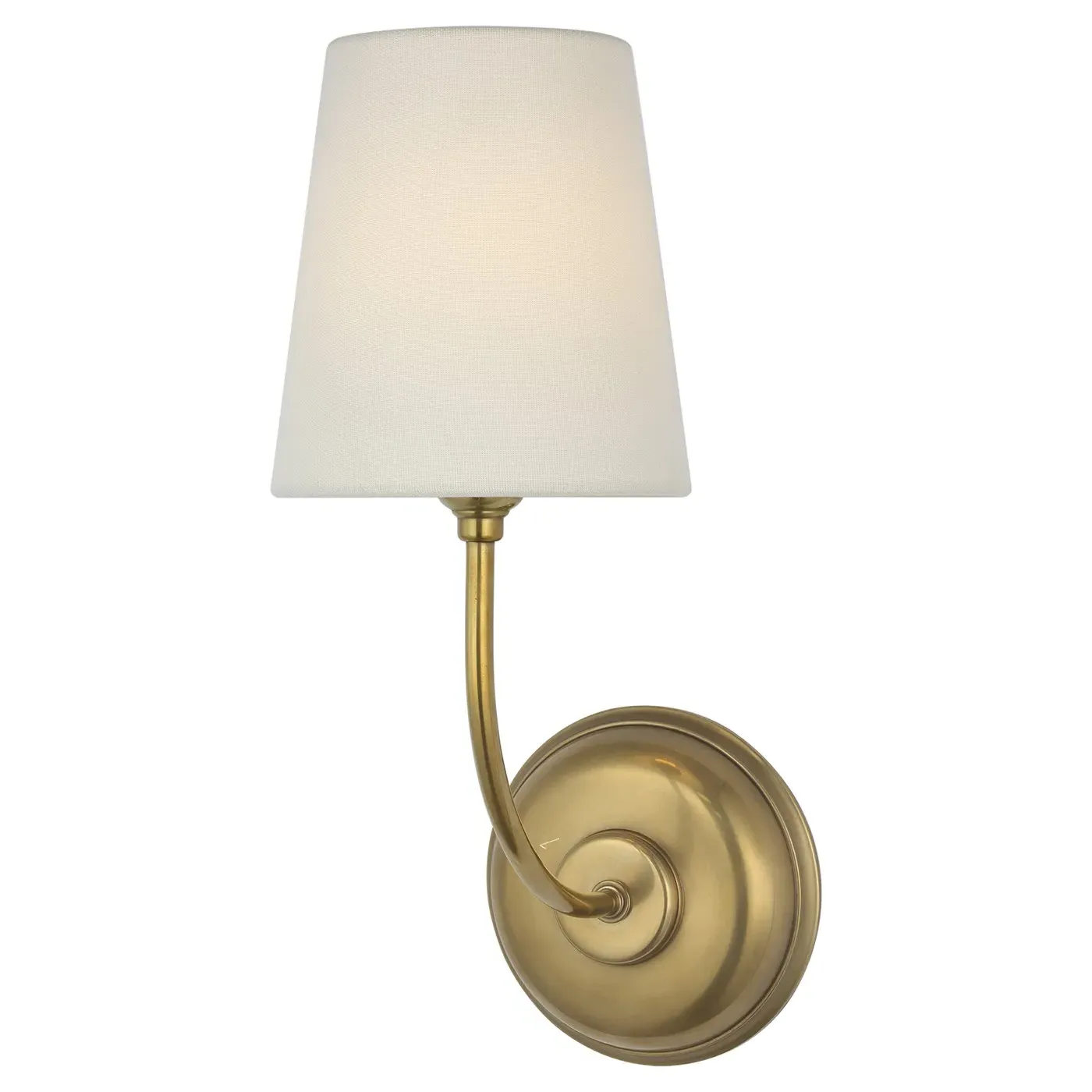 Vendome Single Armed Sconce - Antique Brass, Brass