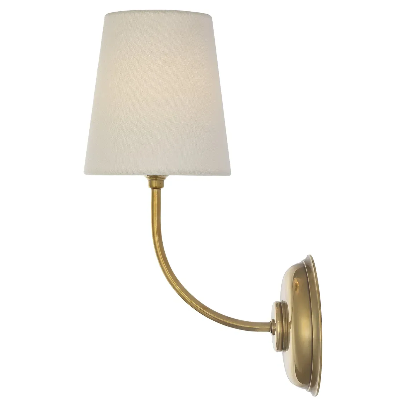 Vendome Single Armed Sconce - Antique Brass, Brass
