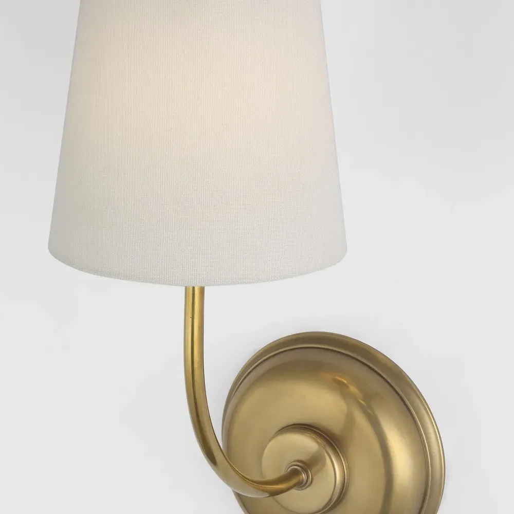 Vendome Single Armed Sconce - Antique Brass, Brass