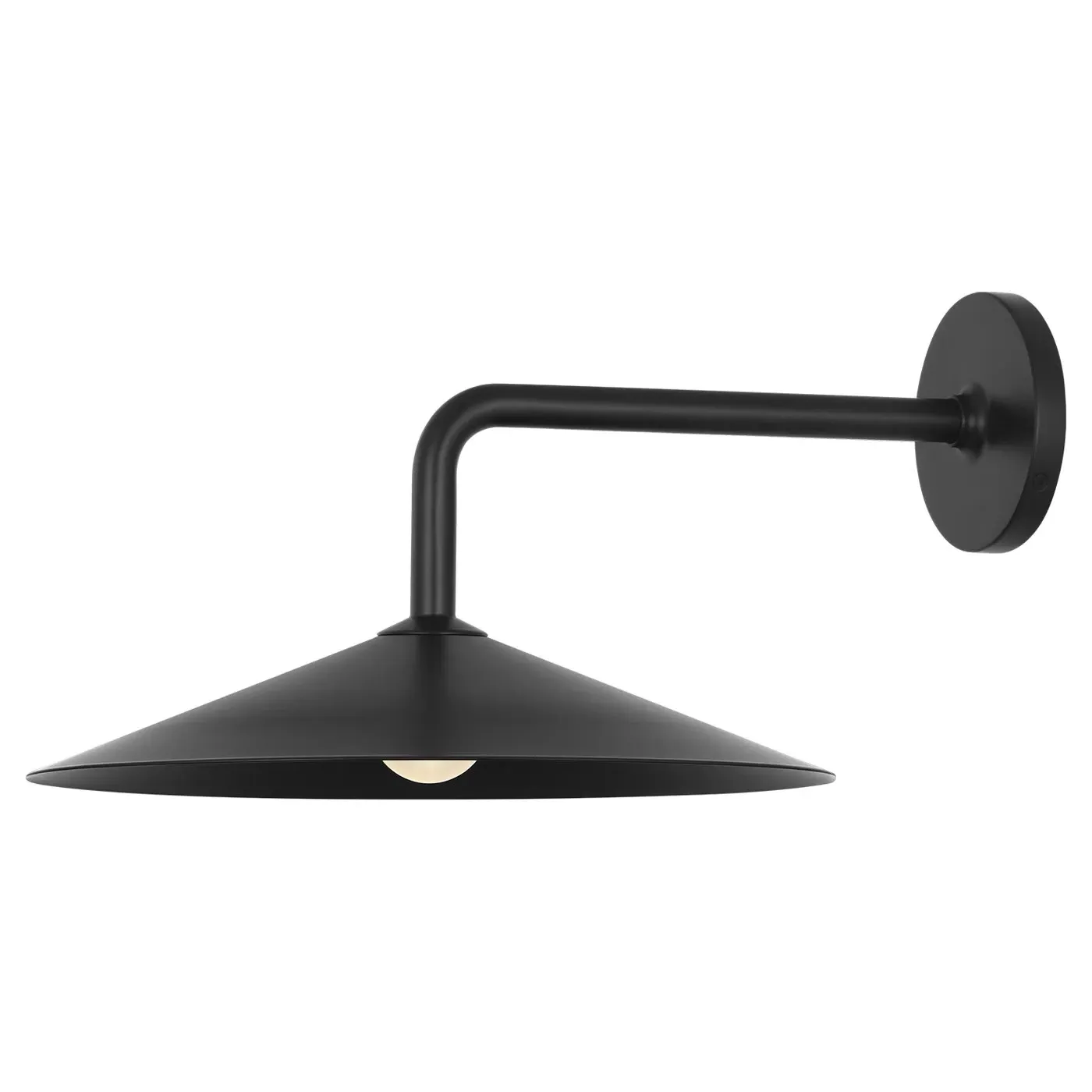 Visual Comfort Ponce Armed Sconce - Black, Steel