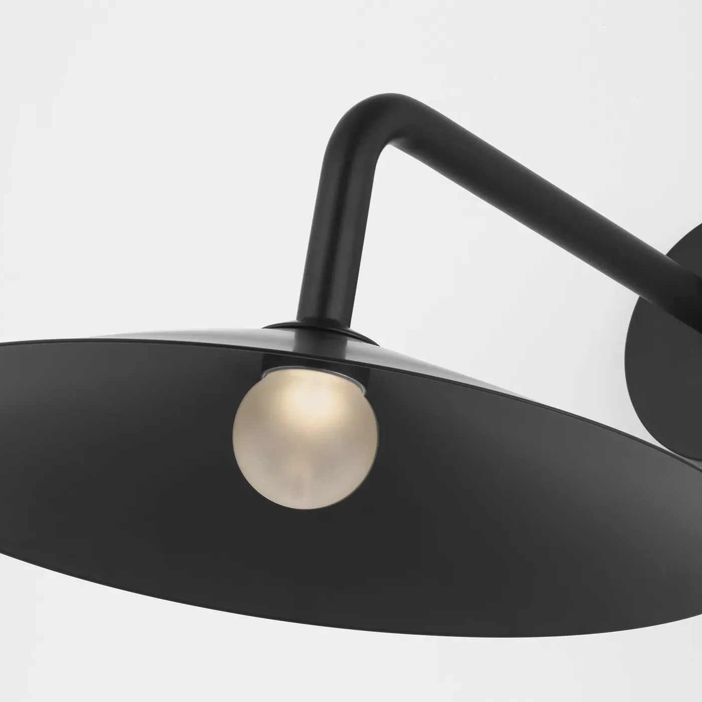 Visual Comfort Ponce Armed Sconce - Black, Steel