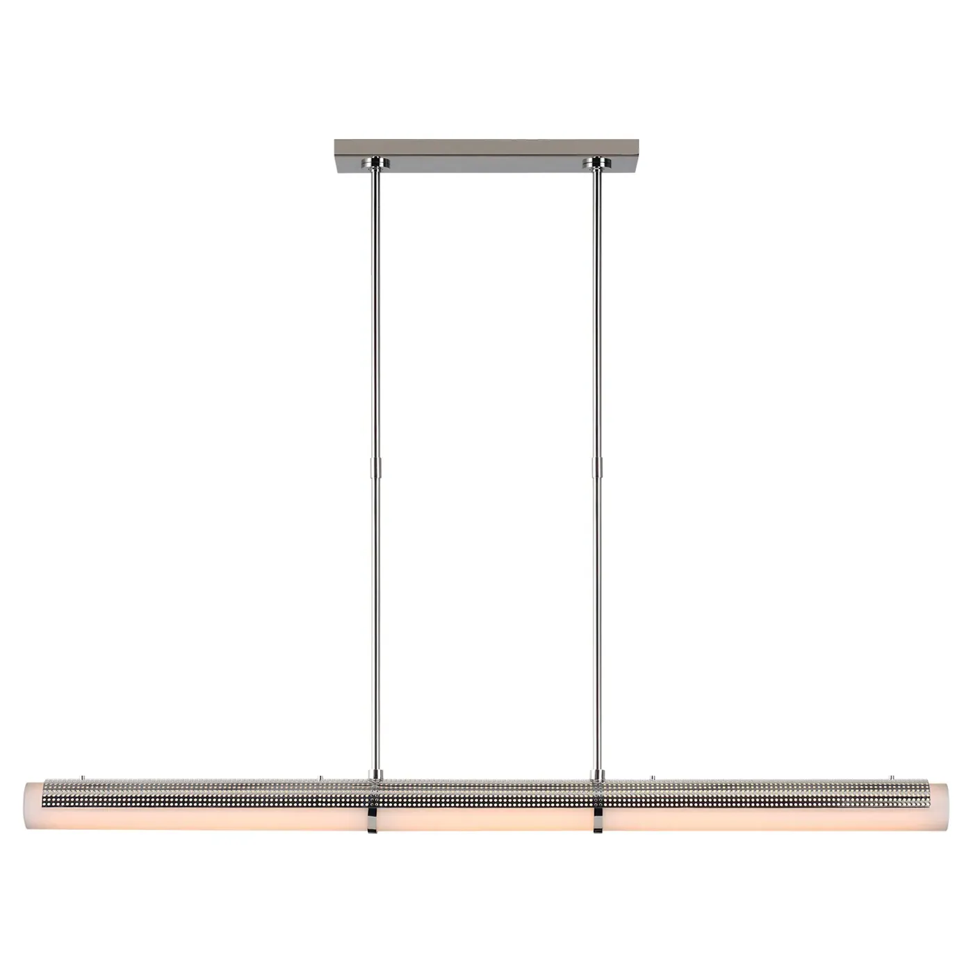 Visual Comfort Precision Linear Chandelier - Polished Nickel