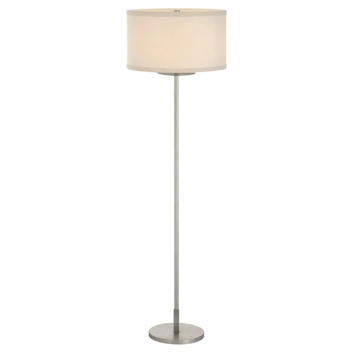 Walker Cordless Floor Lamp - Burnished Silver Leaf, Steel