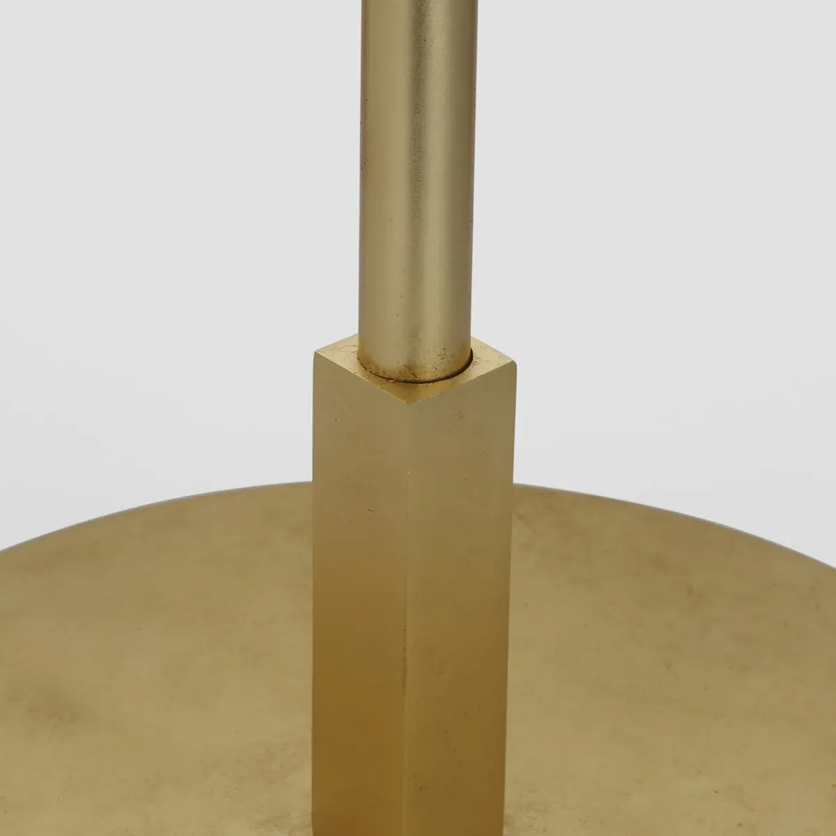 Walker Cordless Floor Lamp with Black Trim - Gild, Steel