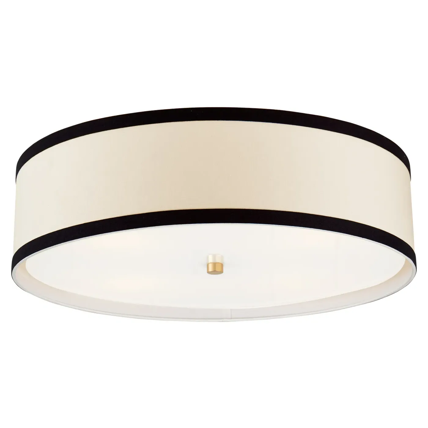 Walker Large Flush Mount with Black Trim - Gild, Metal