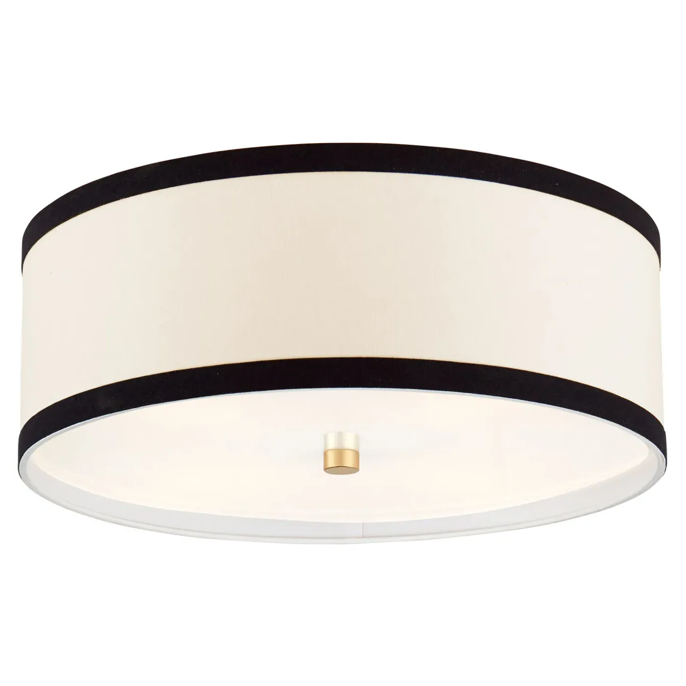 Walker Medium Flush Mount with Black Trim - Gild, Metal