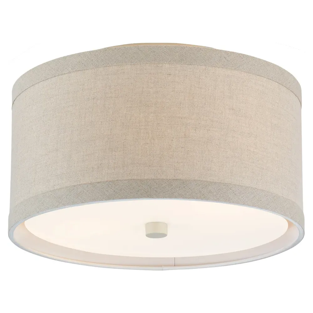 Walker Small Flush Mount - Light Cream, Metal image