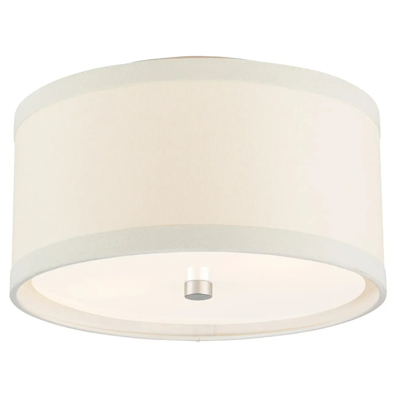 Walker Small Flush Mount - Silver Leaf, Metal image