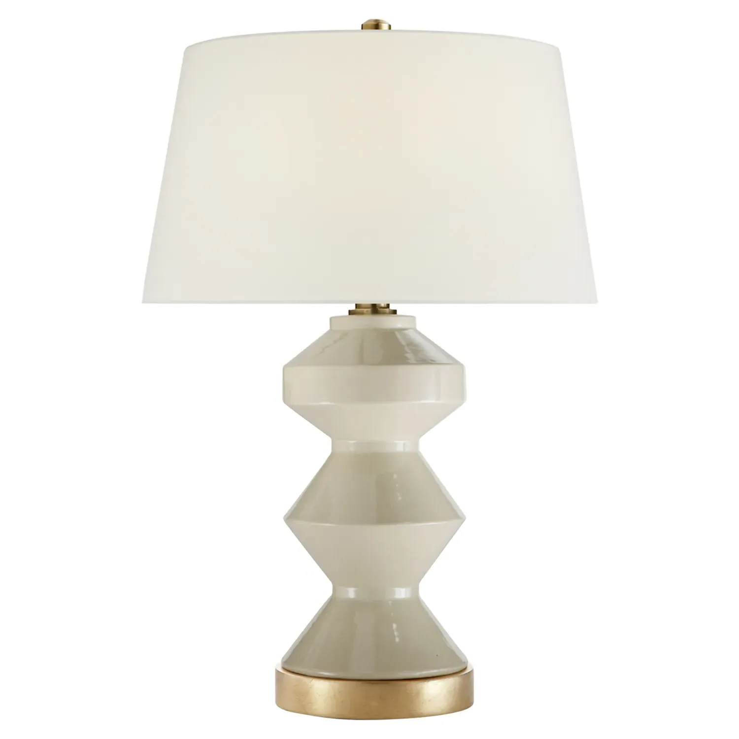 Weller Zigzag Table Lamp - Coconut, Porcelain image