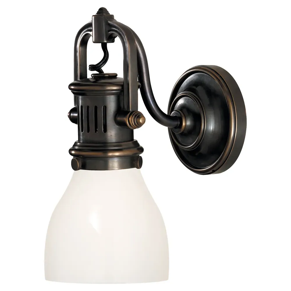 Yoke Industrial Loft Suspended Sconce - Bronze image