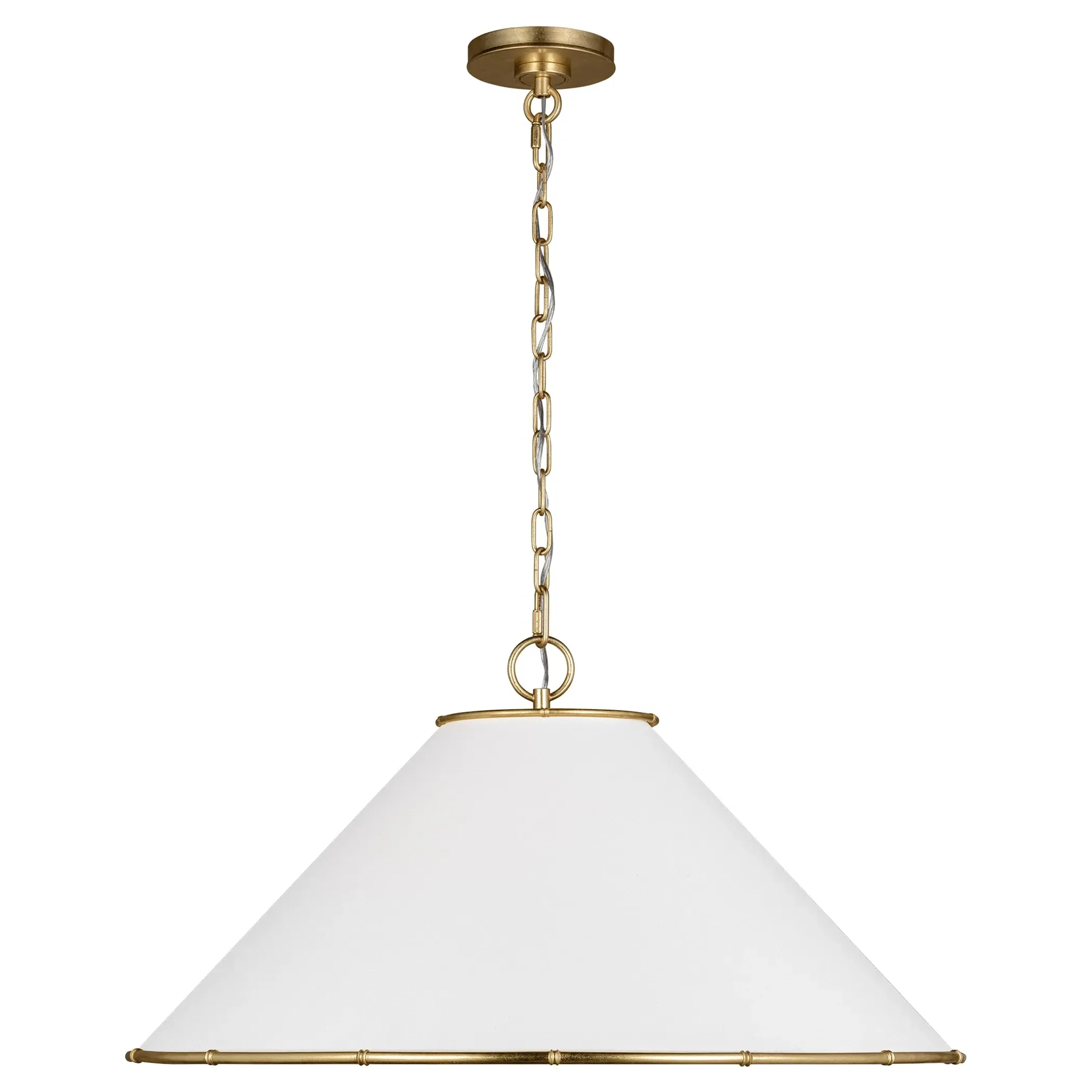 Aldric 2 Light Pendant - Gild, Steel