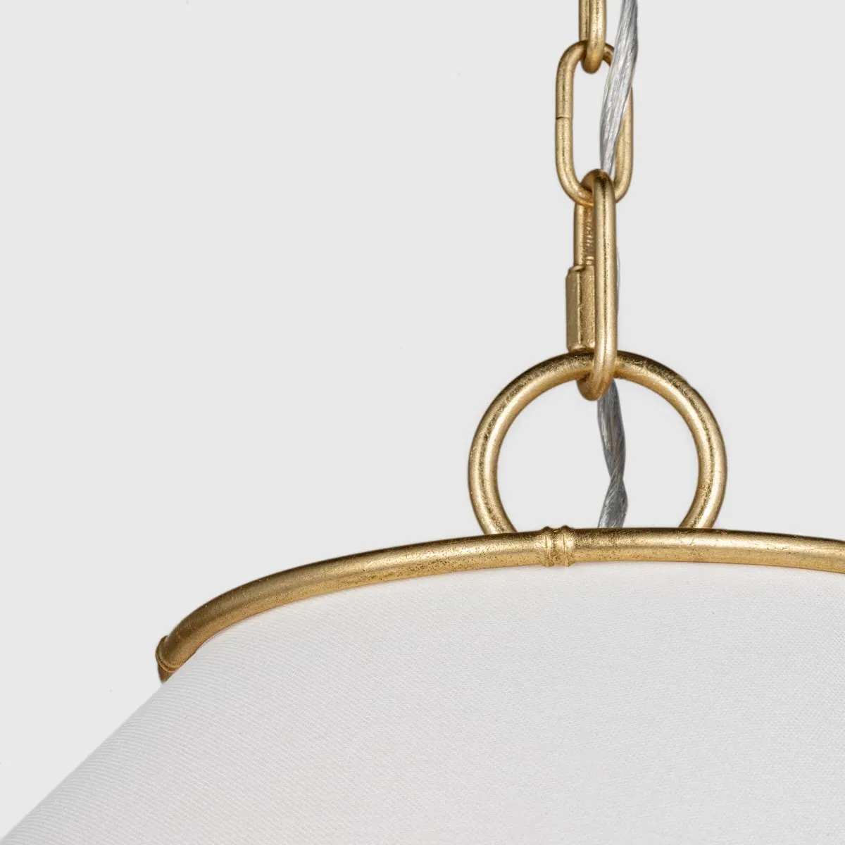 Aldric 2 Light Pendant - Gild, Steel