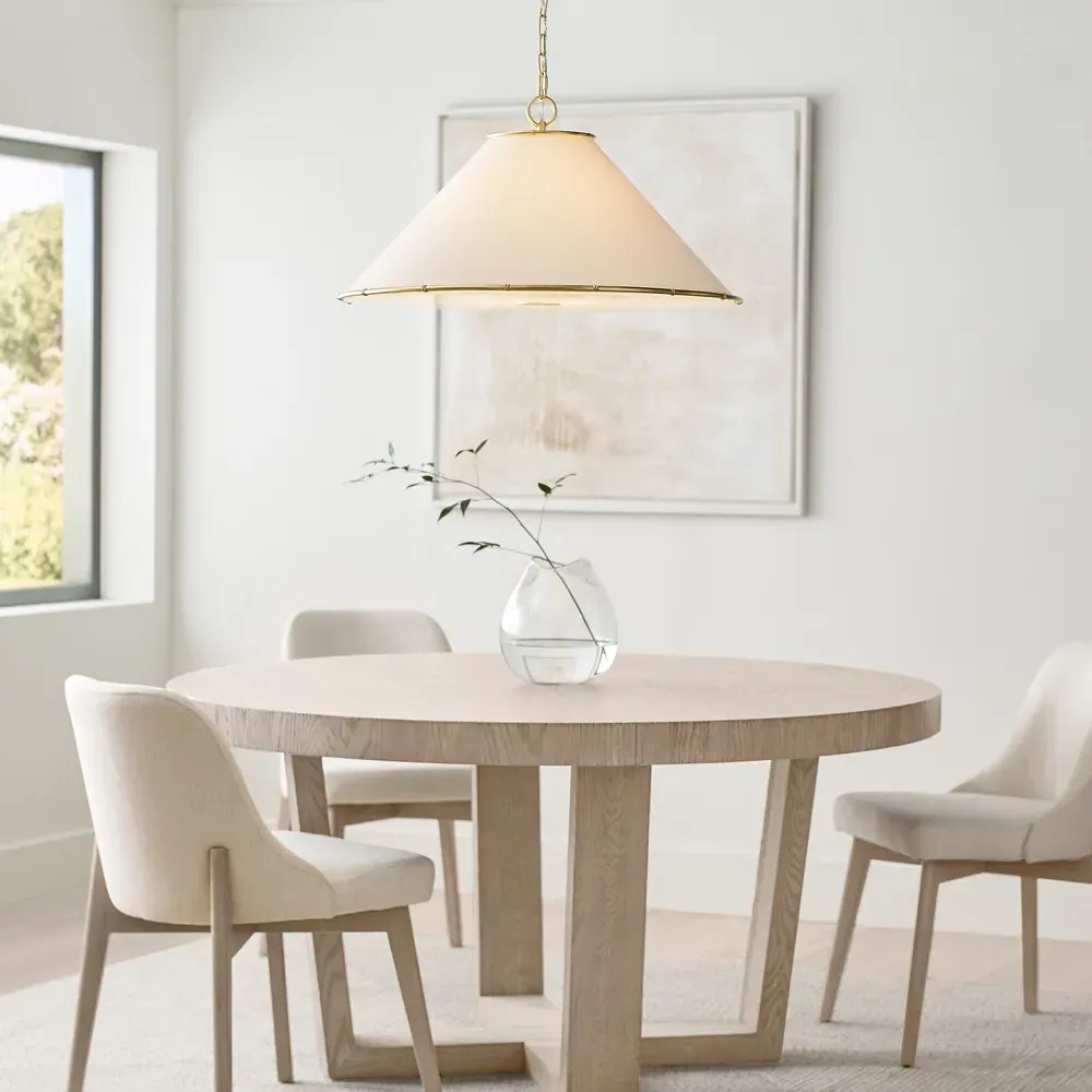 Aldric 3 Light Pendant - Gild, Steel