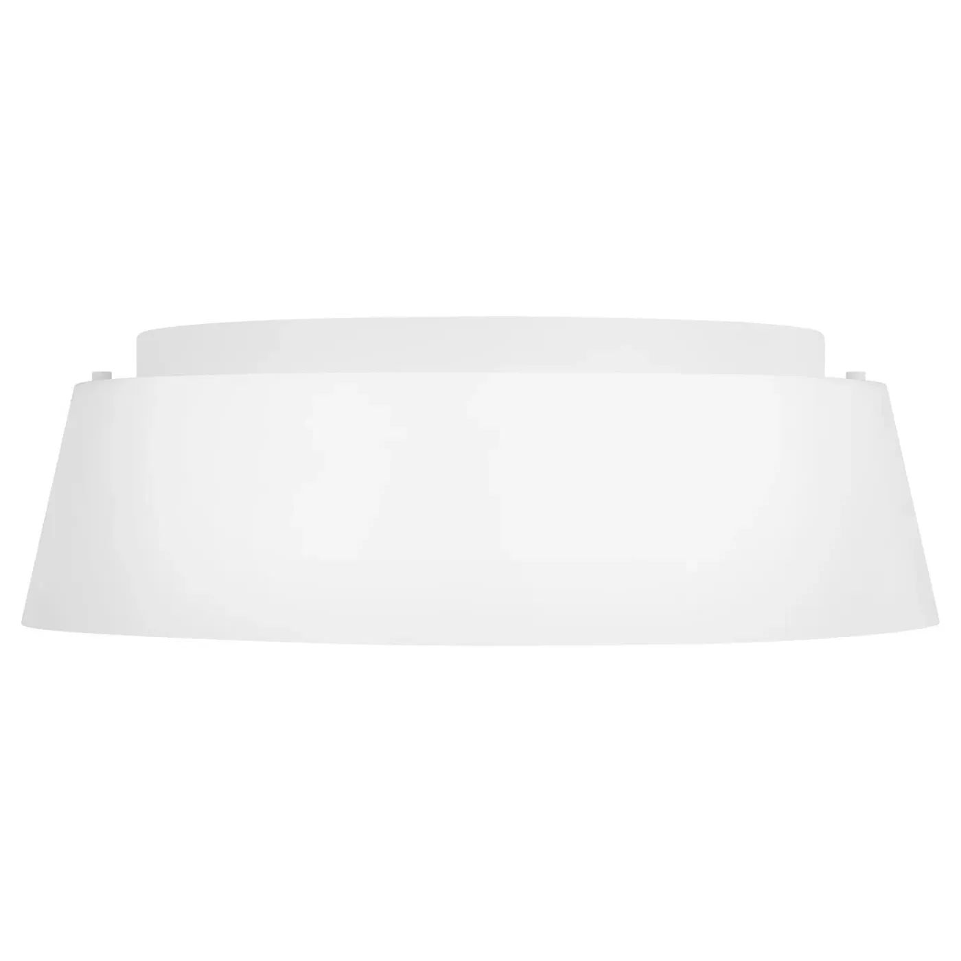 Asher Medium Flush Mount - Matte White, Steel