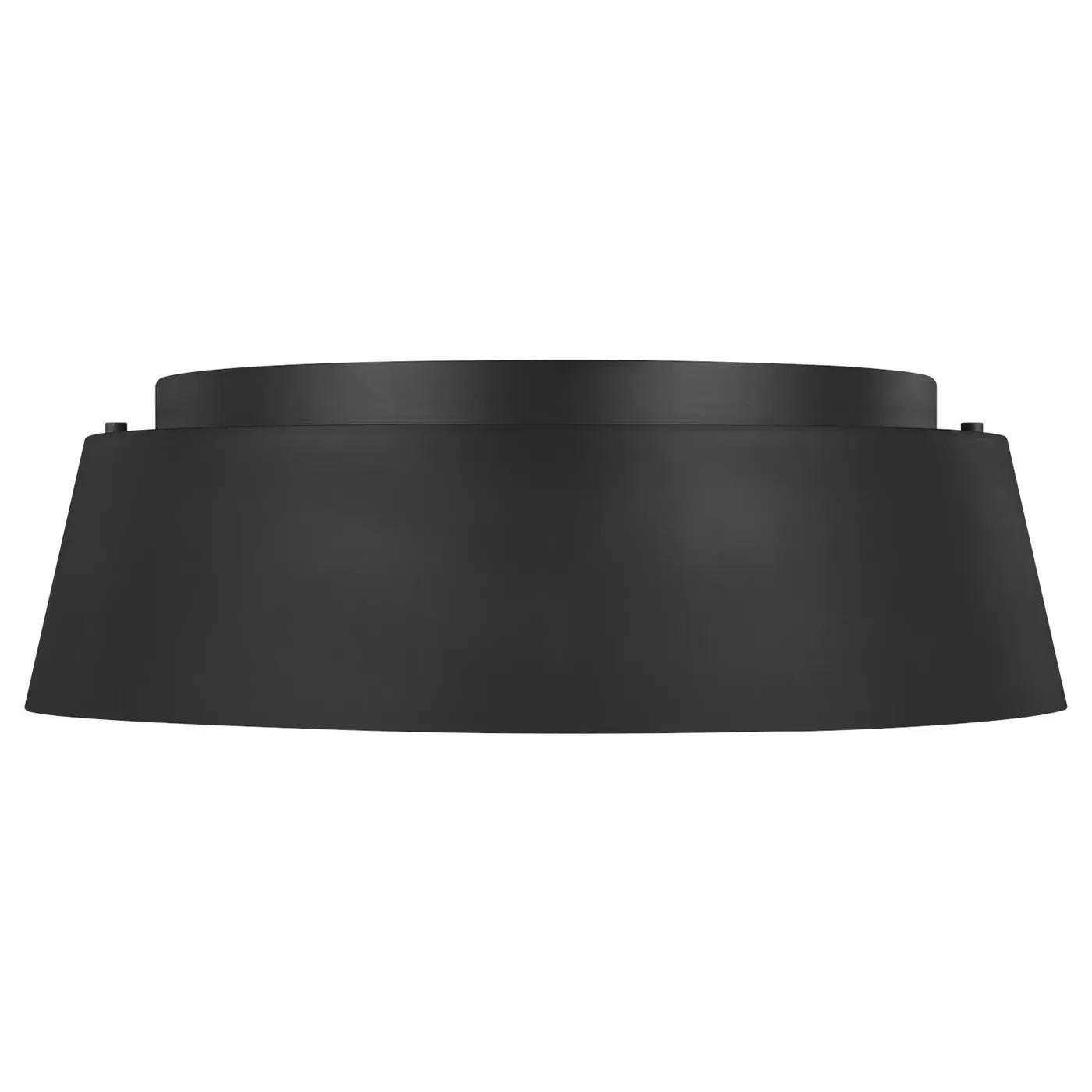 Asher Medium Flush Mount - Midnight Black, Steel