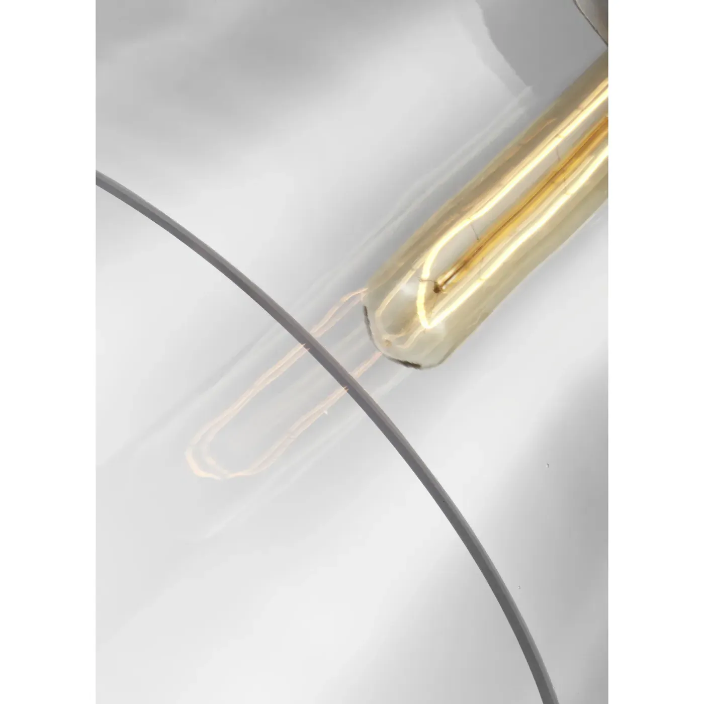 Atlantic Narrow Pendant Light - Polished Nickel, Glass