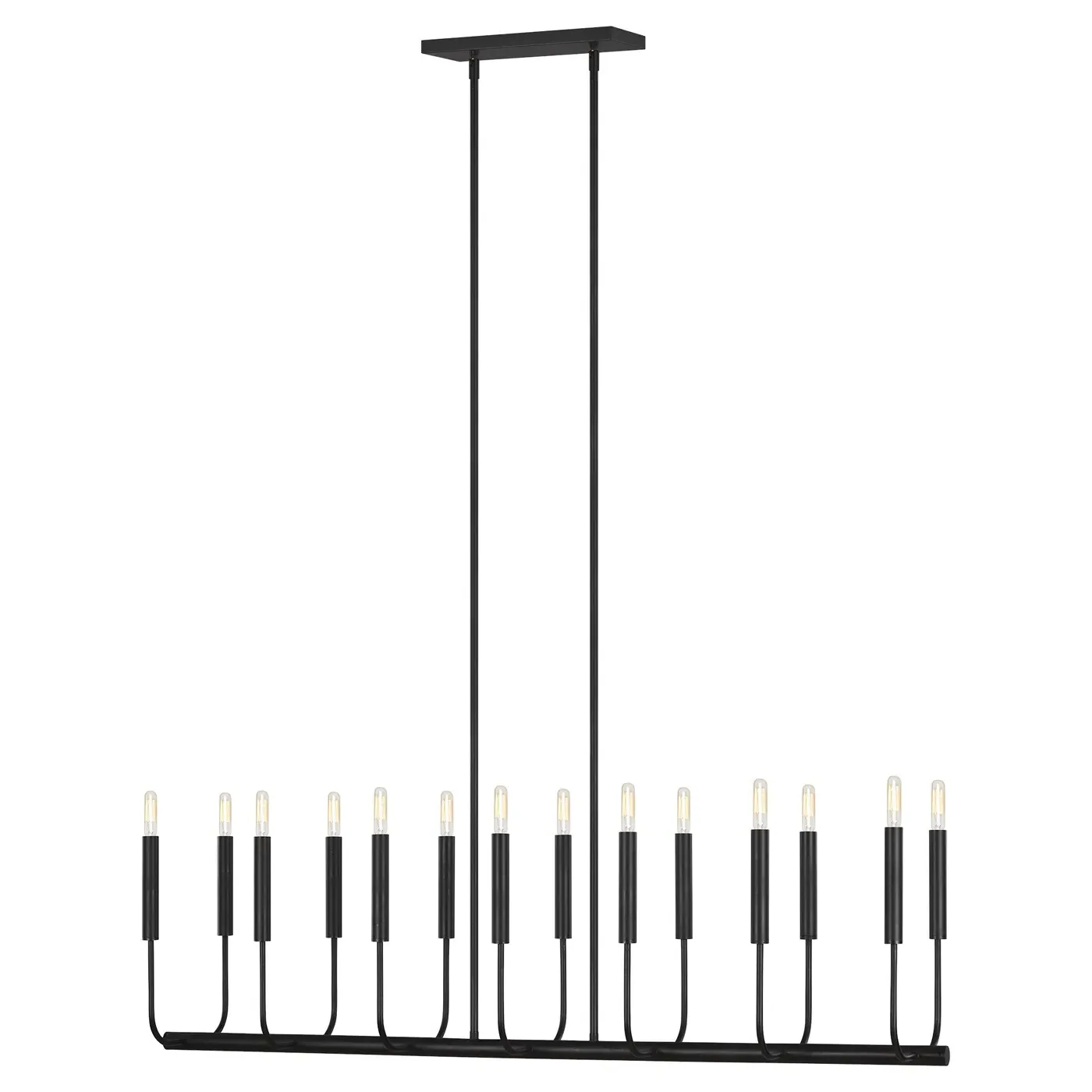 Brianna Linear Chandelier - Aged Iron image