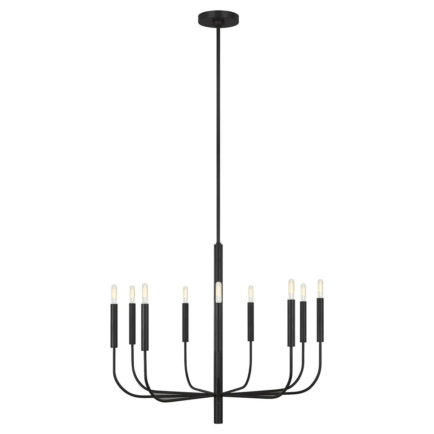 Brianna Medium Chandelier - Aged Iron