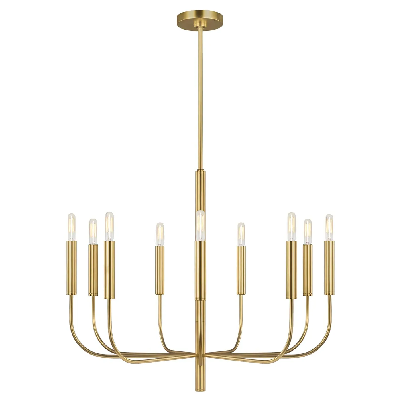 Brianna Medium Chandelier - Burnished Brass