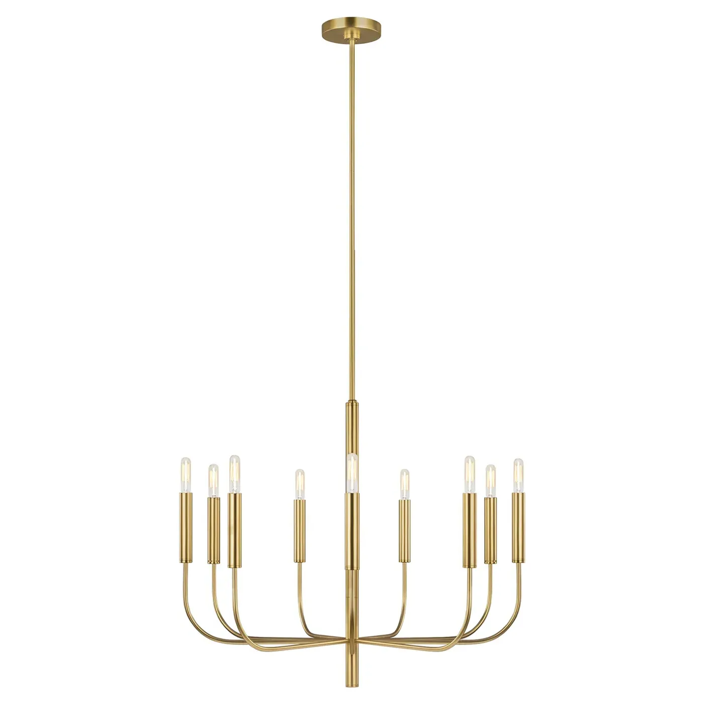 Brianna Medium Chandelier - Burnished Brass