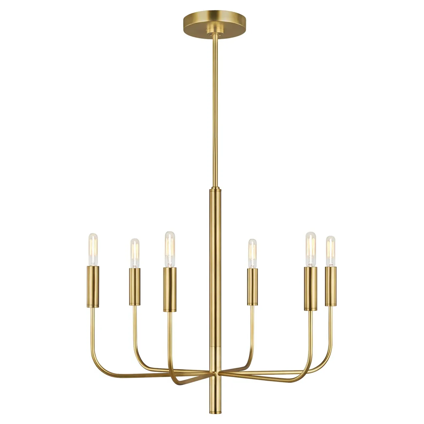 Brianna Small Chandelier - Burnished Brass