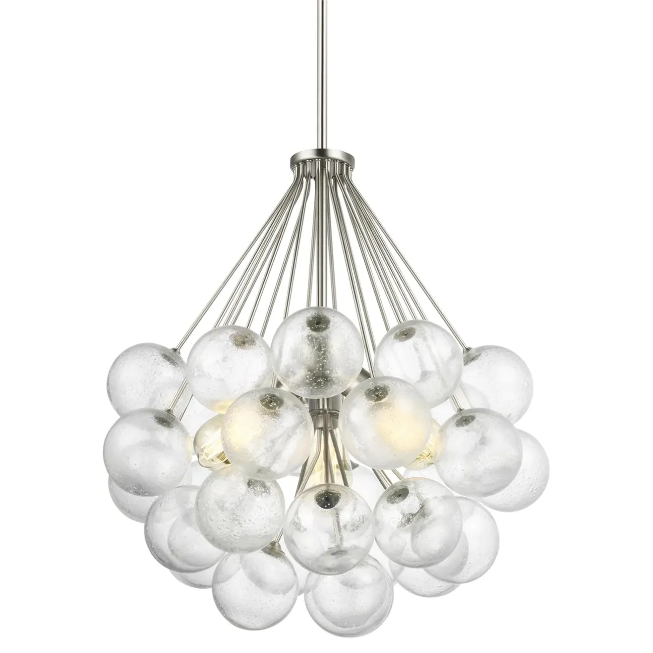 Bronzeville Multi-Light Pendant - Brushed Nickel, Steel