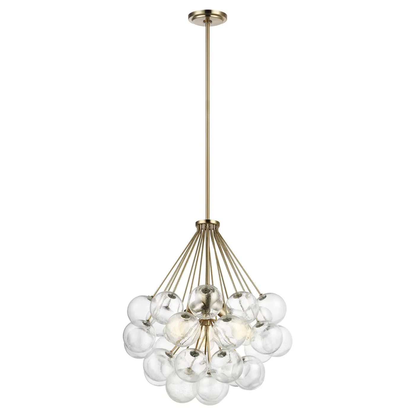 Bronzeville Multi-Light Pendant - Satin Brass, Steel