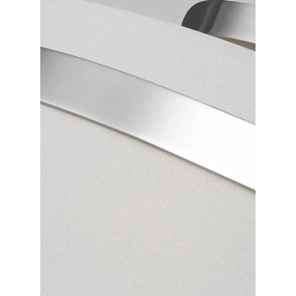 Cordtlandt Large Semi Flush Mount - Polished Nickel, Steel