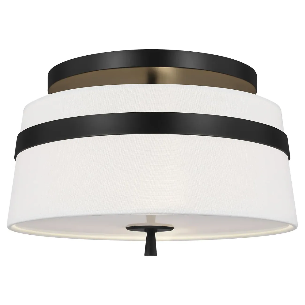 Cordtlandt Small Semi Flush Mount - Aged Iron, Steel