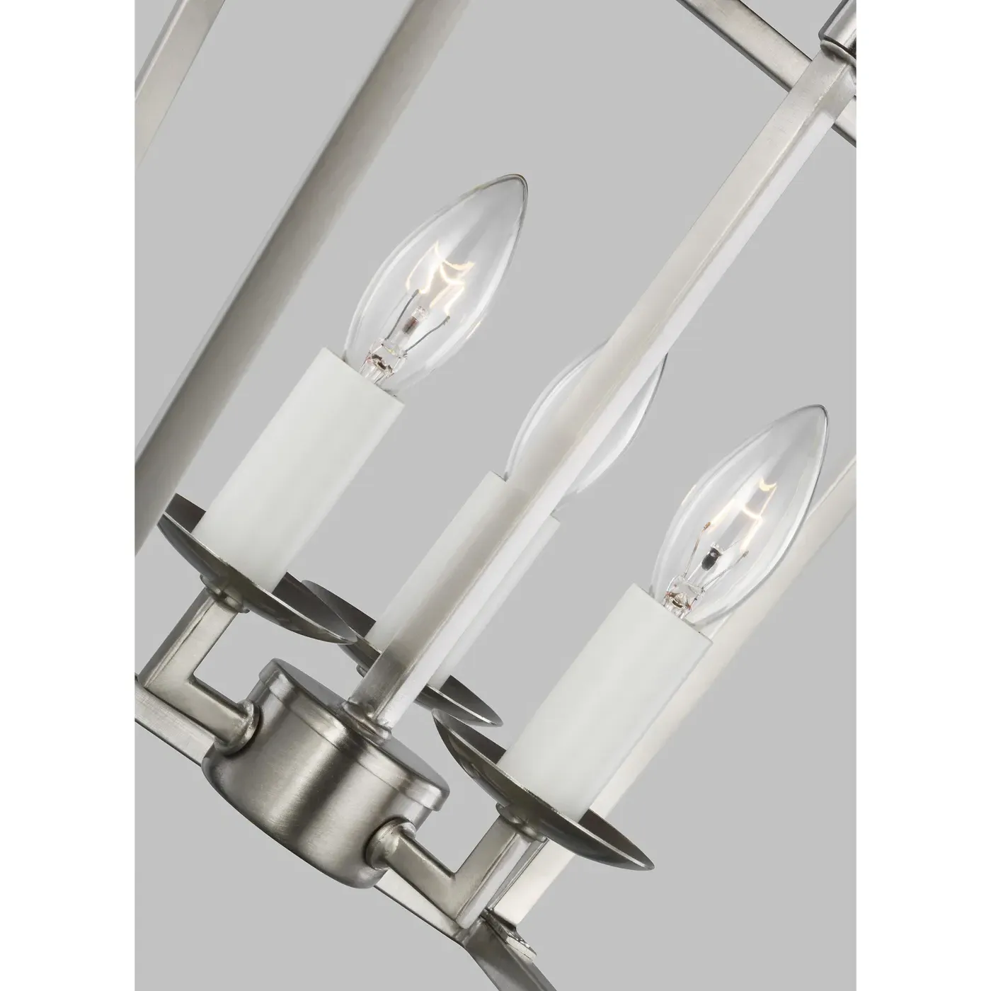 Dianna 3 Light Lantern Pendant - Brushed Nickel