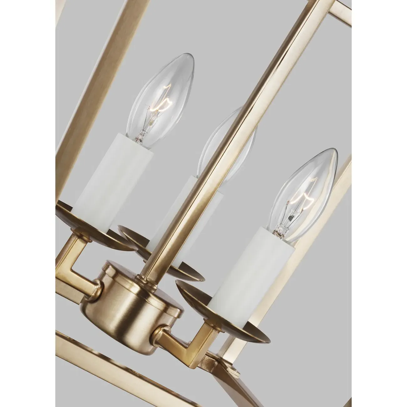 Dianna 3 Light Lantern Pendant - Satin Brass