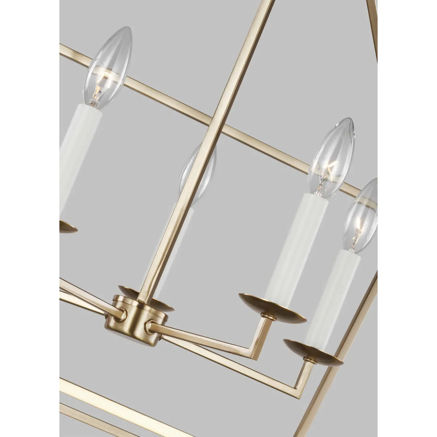 Dianna 5 Light Lantern Pendant - Satin Brass