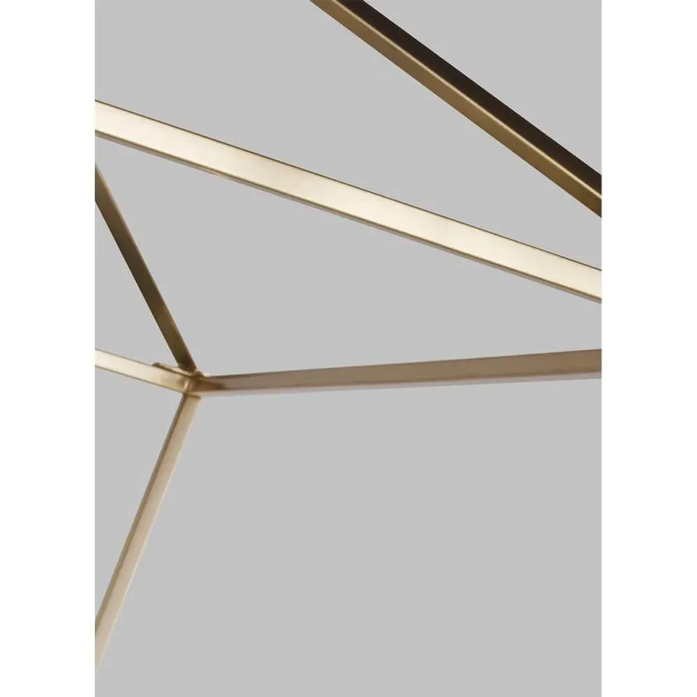 Dianna 5 Light Lantern Pendant - Satin Brass