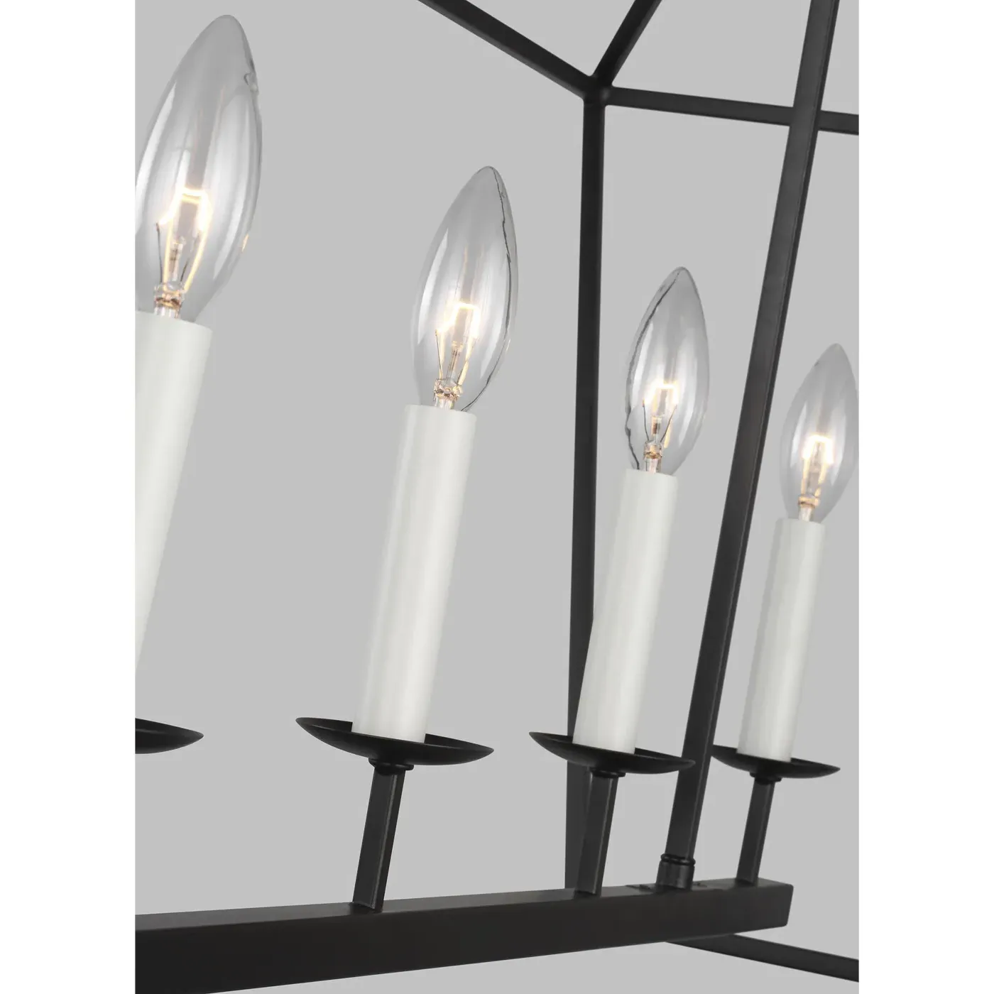 Dianna 5 Light Linear Chandelier - Midnight Black