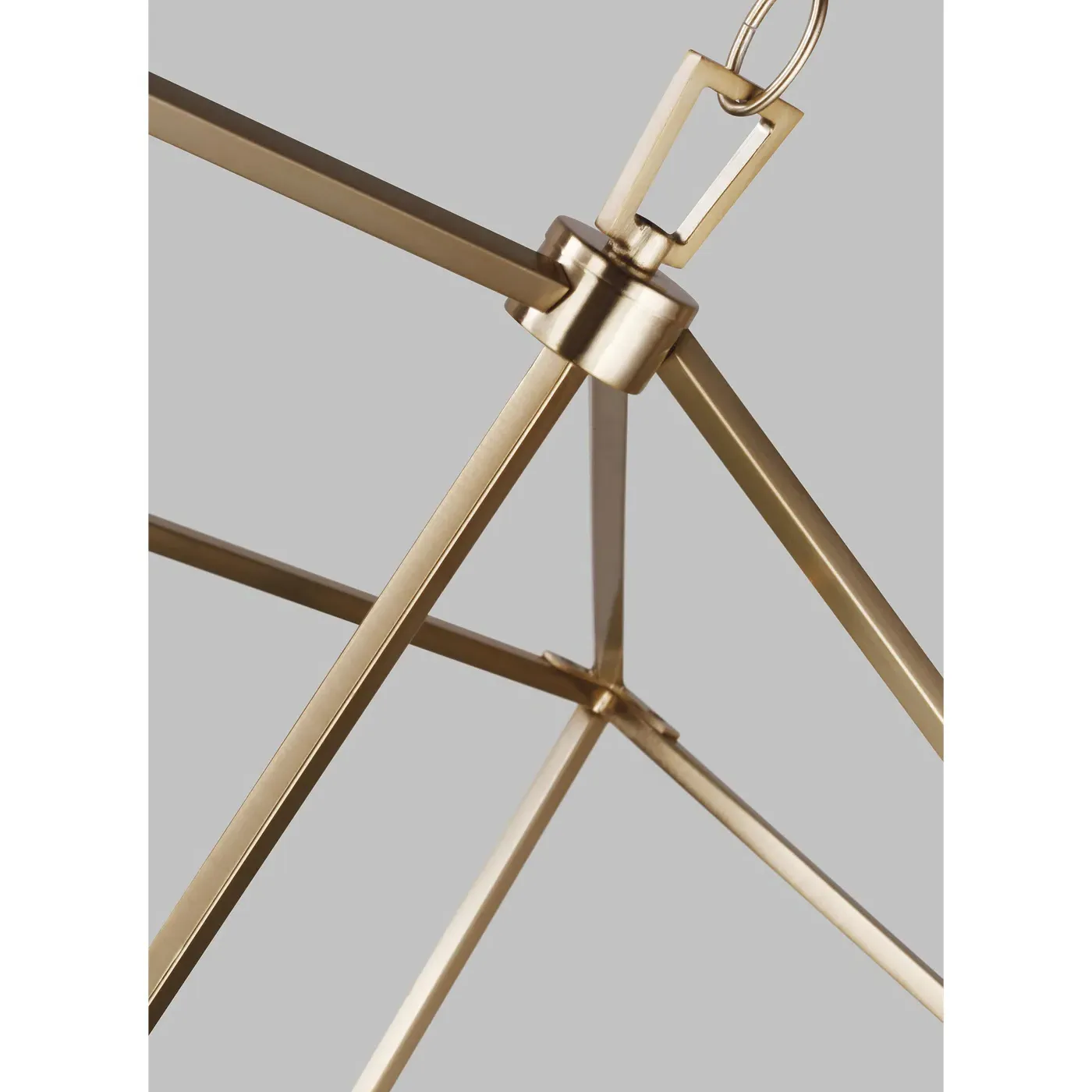 Dianna 5 Light Linear Chandelier - Satin Brass