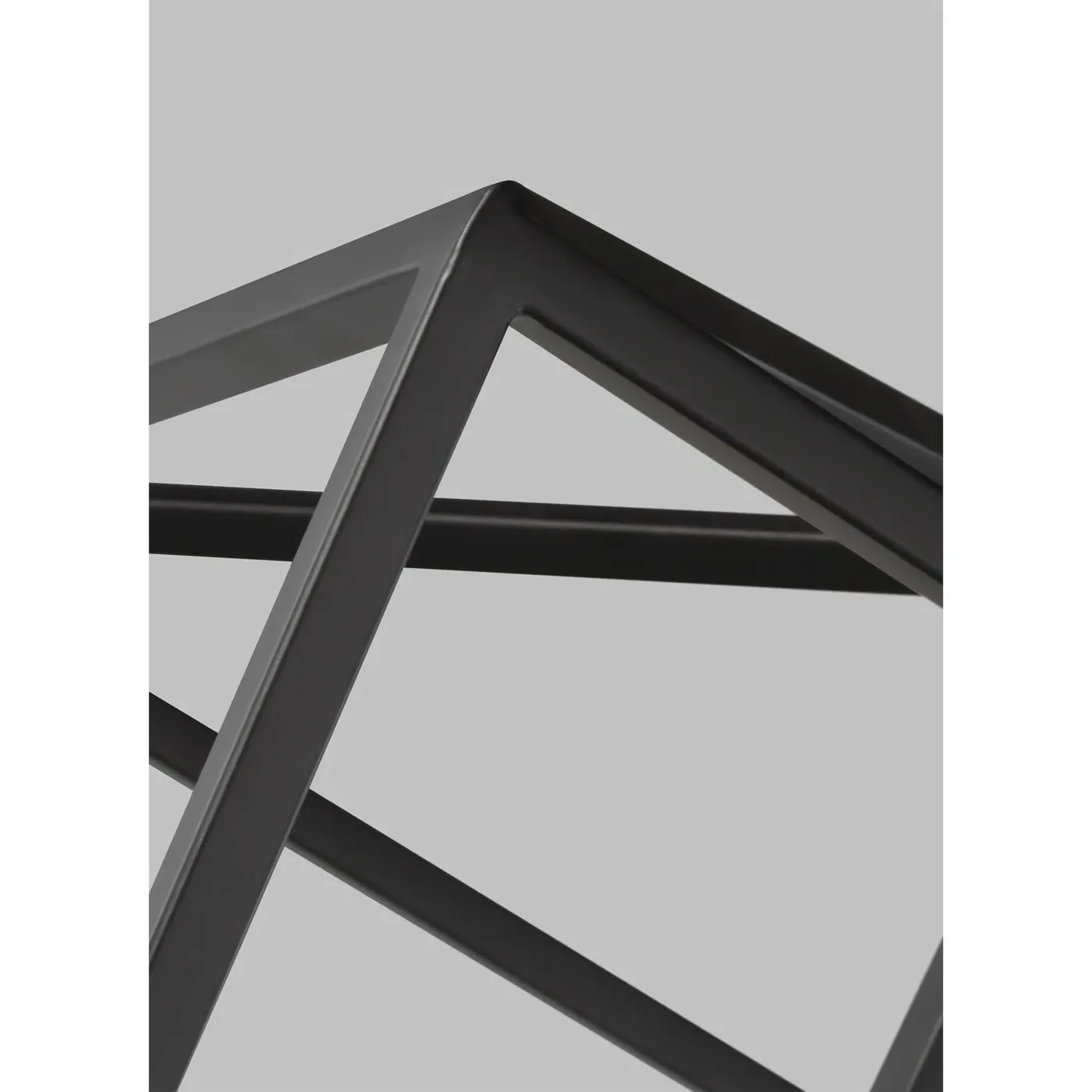 Dianna Small 4 Light Lantern Pendant - Midnight Black