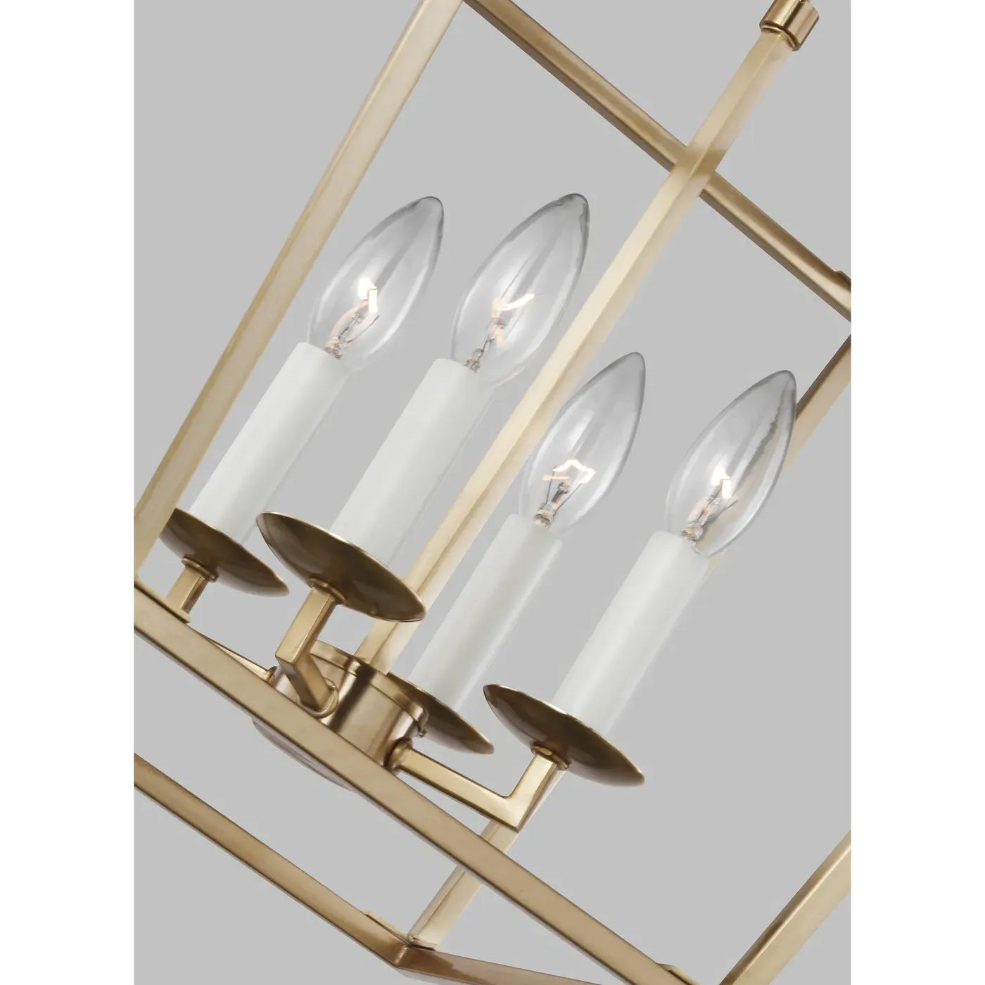 Dianna Small 4 Light Lantern Pendant - Satin Brass