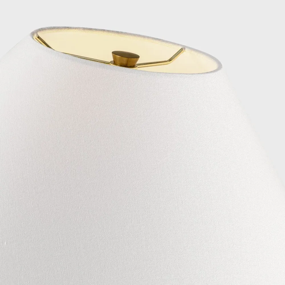 Dumar Round Table Lamp - Brown, Rattan