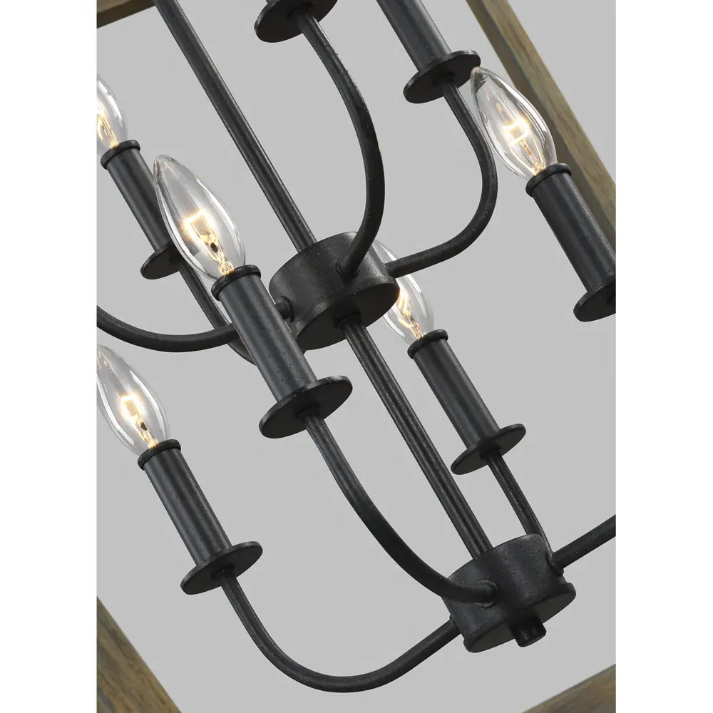 Gannet Extra Large Chandelier - Brown, Oak