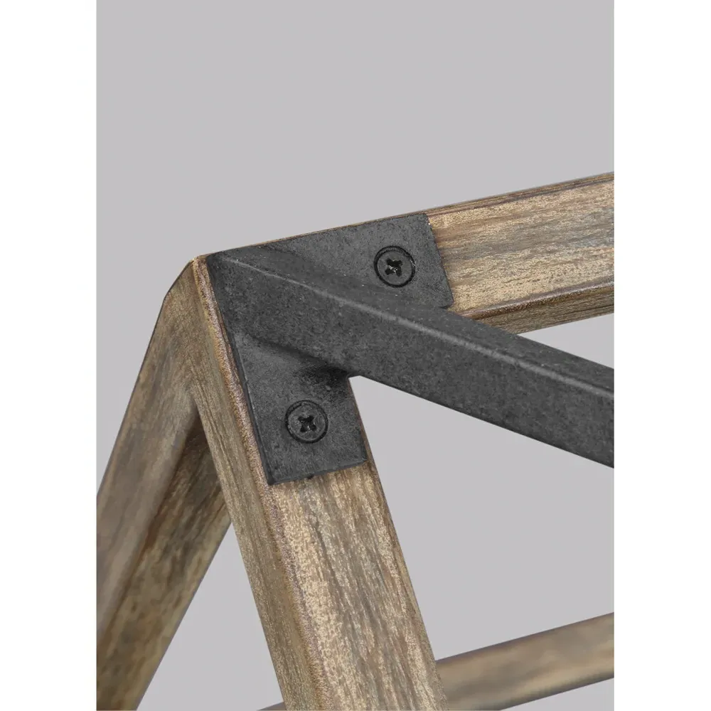 Gannet Large Chandelier - Brown, Oak