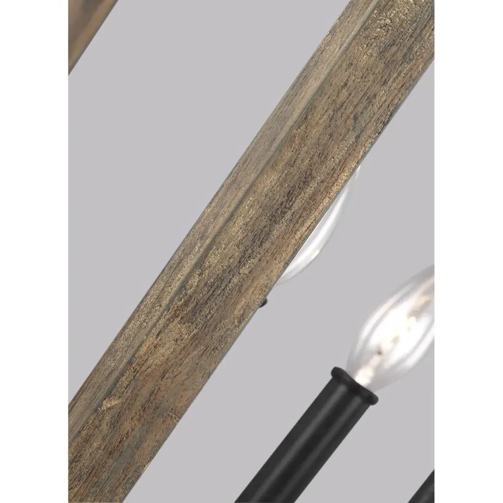 Gannet Medium Chandelier - Brown, Oak