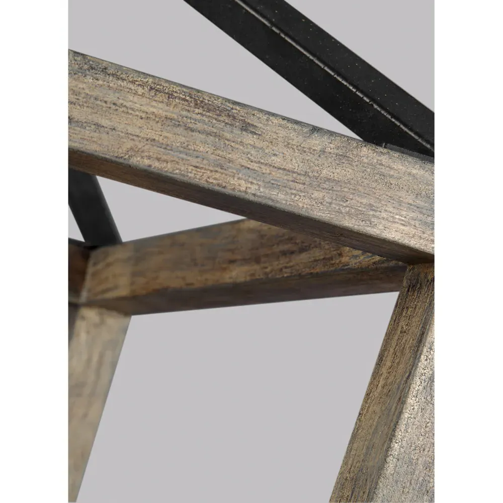 Gannet Small Chandelier - Brown, Oak