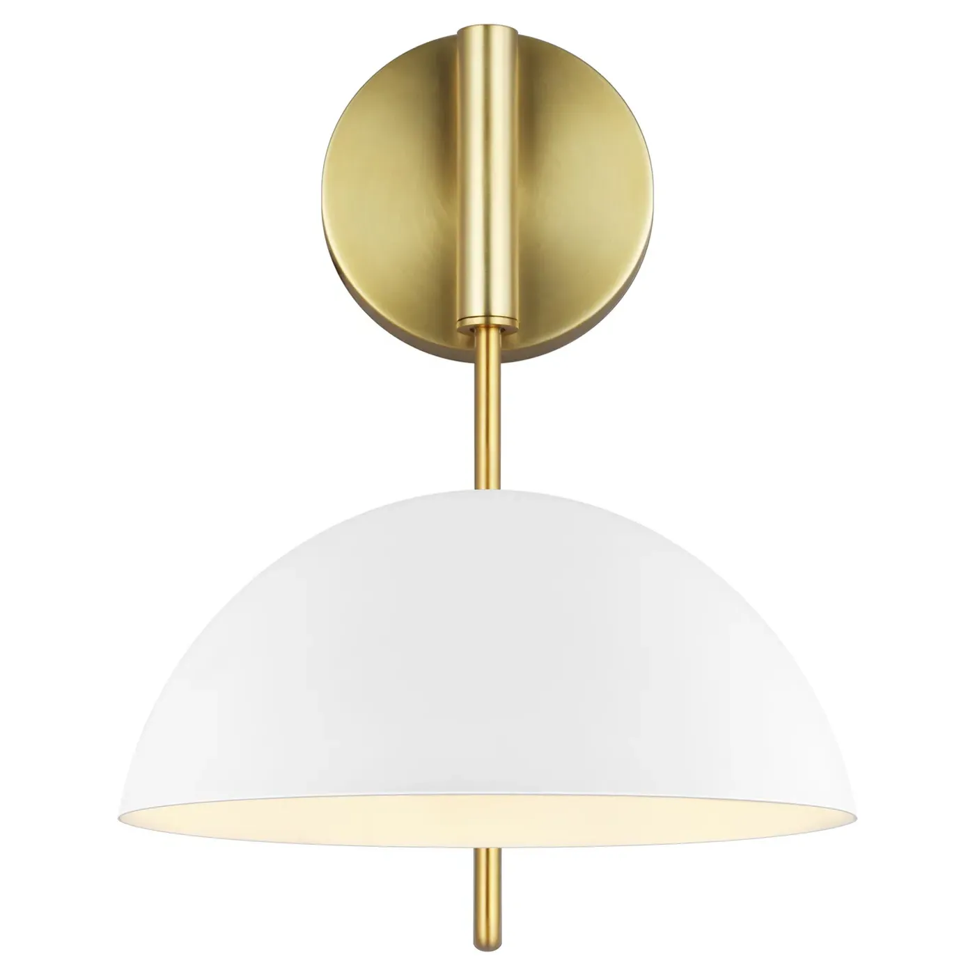 Jane Task Sconce - Matte White, Steel