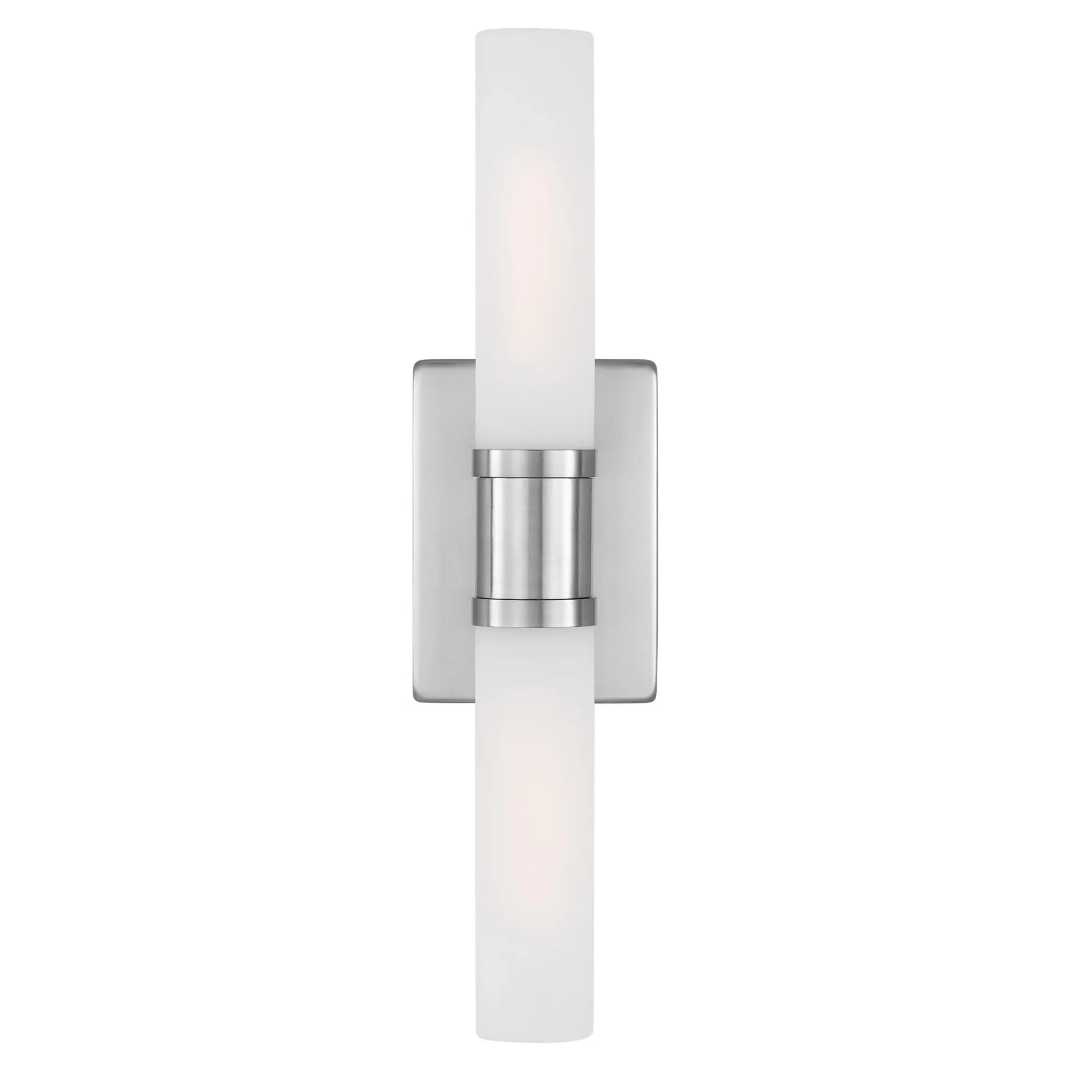 Keaton 2 Light Bath Sconce - Brushed Nickel, Steel image
