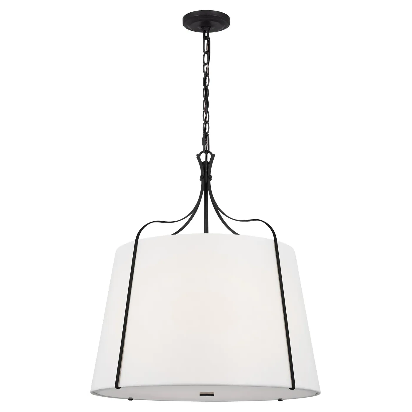Leander Large Hanging Shade Pendant - Smith Steel