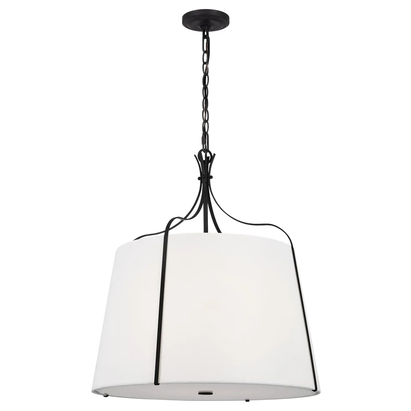 Leander Large Hanging Shade Pendant - Smith Steel